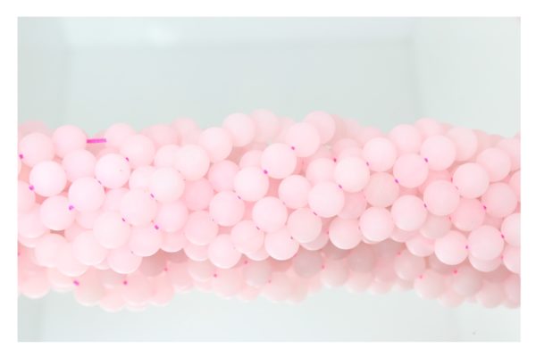 Rose Quartz Matte - 10mm Round - 39cm Strand