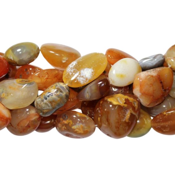 Carnelian - Nugget - 35mm - 40cm Strand