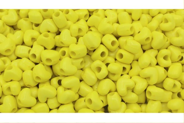 Heart - 12mm - Yellow