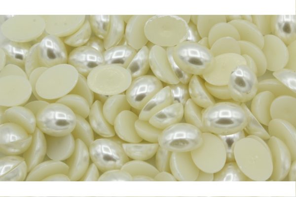 Oval Flat Back Pearl - 18 x 13mm