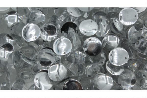 Round Cabachon - 12mm - Clear