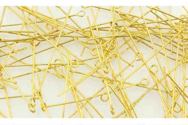 Eye Pin - 10mm - Gold