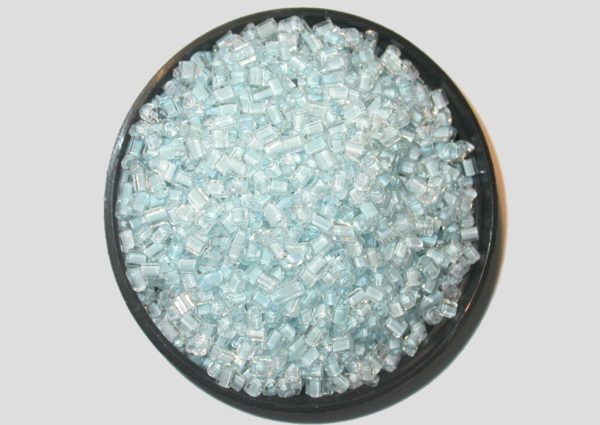 6/0 Bugle - Lt Blue Colourlined - Price per gram