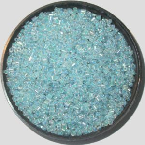 8/0 Bugle - Lt Blue Colourlined AB - Price per gram