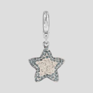 Pave Star - 14mm - Silver Shade