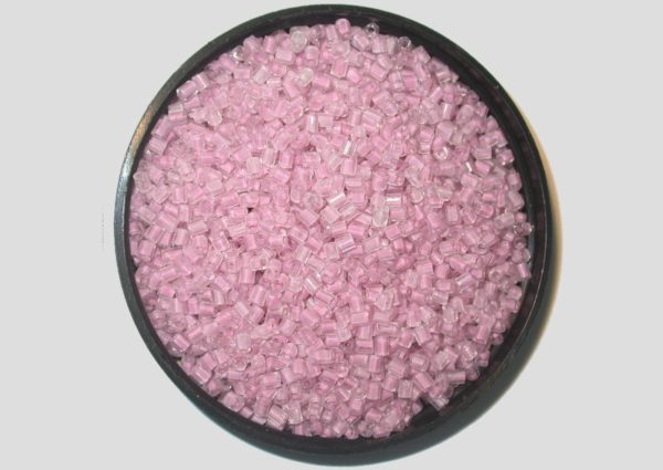 8/0 Bugle - Pdwr Pink Colourlined - Price per gram