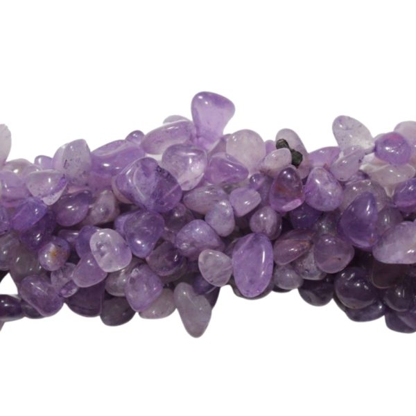 Amethyst Light - 10 to 15mm Teeth Shape - 40cm Strand