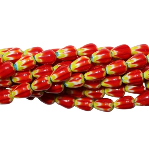 Strawberry - 10 x 8mm - 40cm Strand