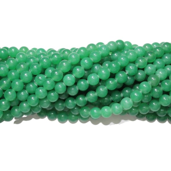 Green Aventurine - 8mm Round - 39cm Strand