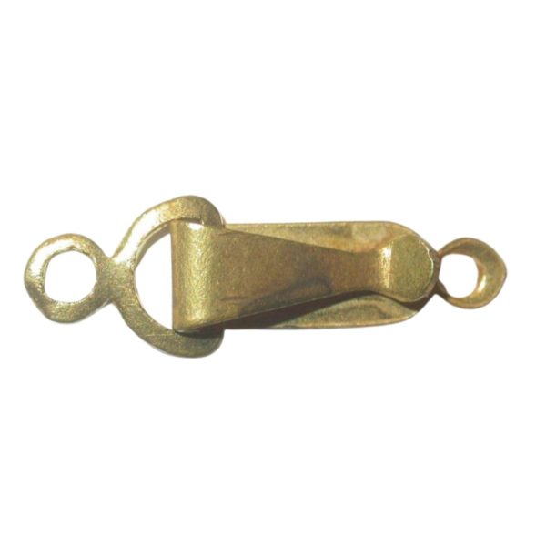 Hook / Eye - 22 x 8mm - Brass