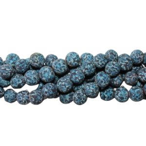 Caviar Bead - 12mm - Montana - 33cm Strand