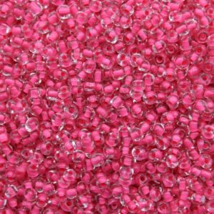 8/0 - Pink Colourlined - Price per gram