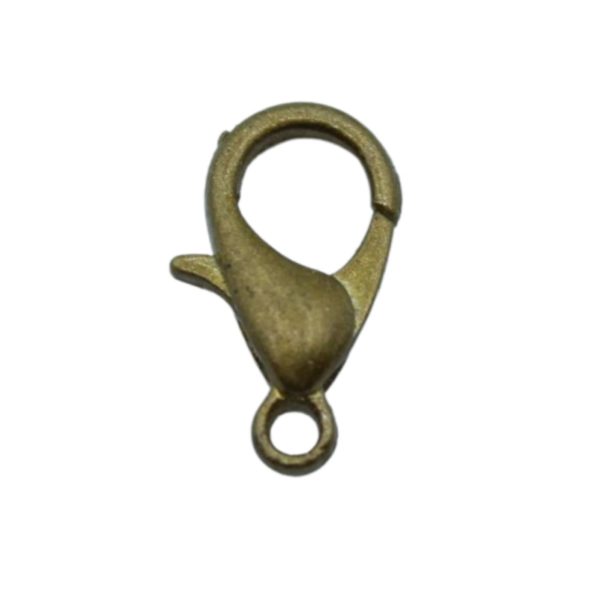 Parrot Clasp - 10mm - Antique Brass