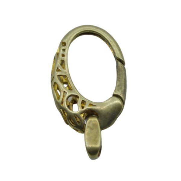 Filigree Hook - 30 x 15mm - Brass