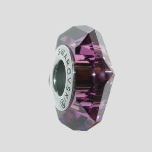 BeCharmed Fortune Bead - 14 x 6mm - Amethyst