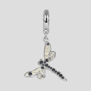 BeCharmed Charm - Dragonfly - 18mm - Silver Shade