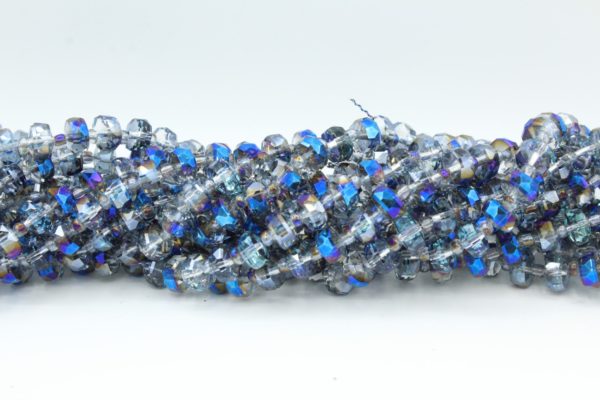 Faceted Spacer - 8mm - 66cm Strand - Bermuda Blue