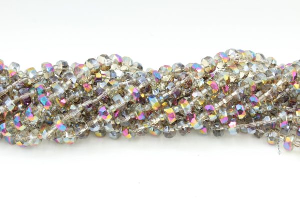 Faceted Spacer - 8mm - 66cm Strand - Paradise Shine