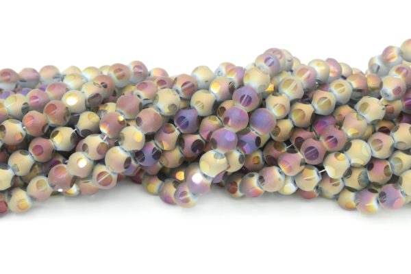 Side Cut - 8mm - 45cm Strand - Heliotrope