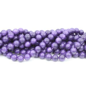 8mm Filler Bead - Amethyst - 40cm Strand