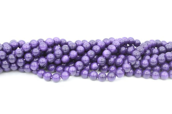 8mm Filler Bead - Amethyst - 40cm Strand