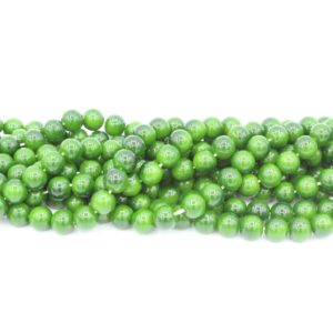 8mm Filler Bead - Green - 40cm Strand