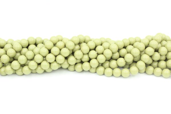 8mm Filler Bead - Light Jade - 40cm Strand