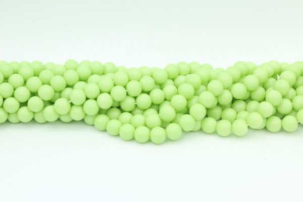 8mm Filler Bead - Mint - 40cm Strand