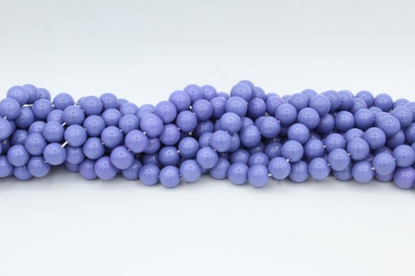 8mm Filler Bead - Purple - 40cm Strand