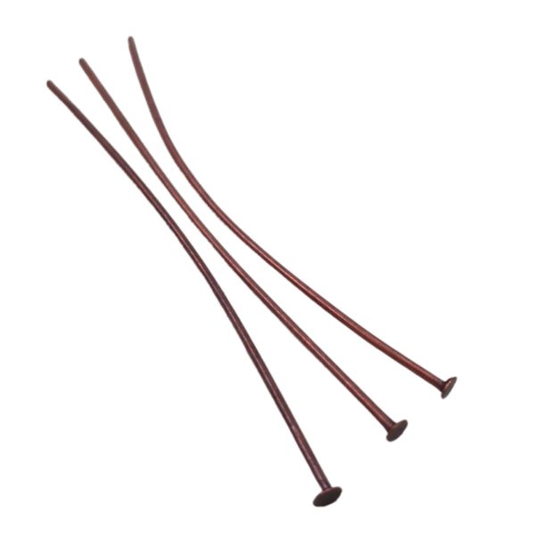 Head Pin - 50mm - Copper