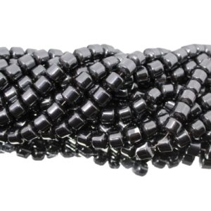 Hematite - 8mm Drum - 38cm Strand