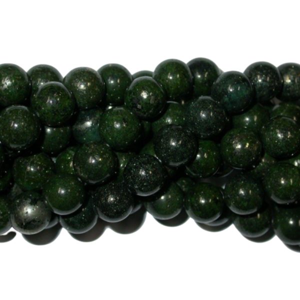 Jasper - 10mm Round - Moss Green - 40cm Strand