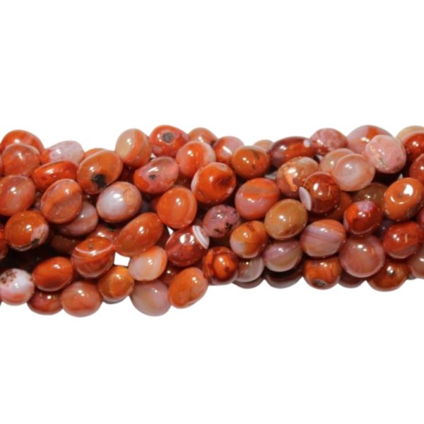 Jasper - 8-10mm Tumblestone - 39cm Strand