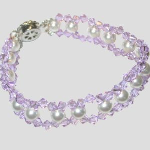 Crystal Pearl Bracelet