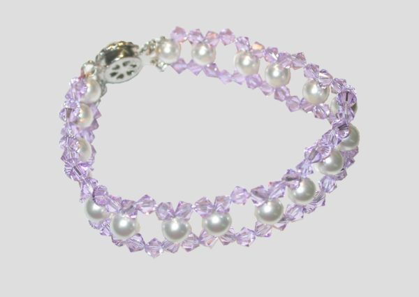 Crystal Pearl Bracelet