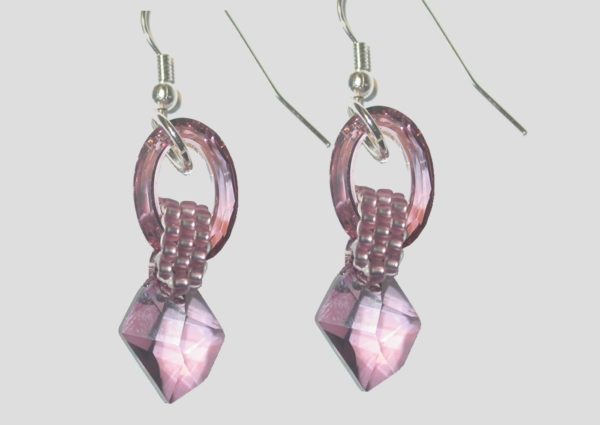 Crystal Oval Earrings