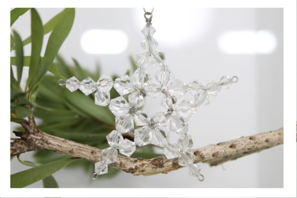 Crystal XMAS Star – Crystal – Bead, Trimming & Craft Co