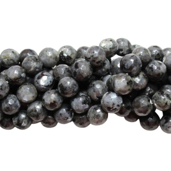 Labradorite - 10mm Round Faceted - 38cm Strand