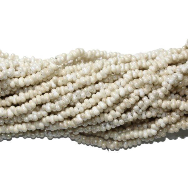 Modular Bead - 6 x 3mm - 40cm Strand - Beige