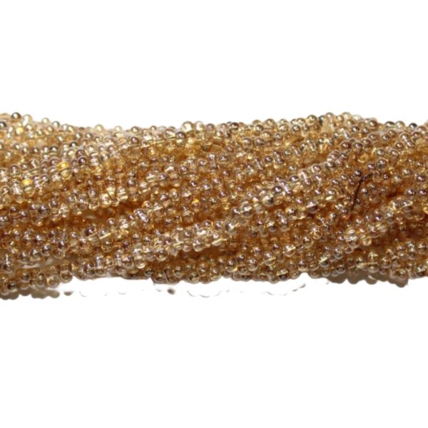 Modular Bead - 4 x 2.5mm - 45cm Strand - Golden Shadow