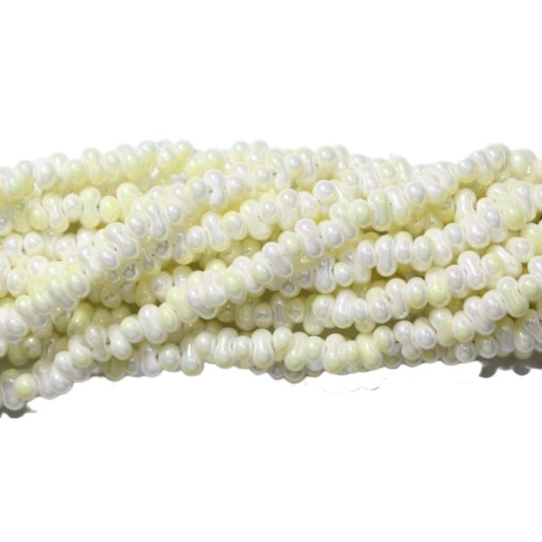 Modular Bead - 6 x 3mm - 40cm Strand - Pearl Luster