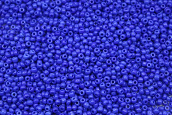 8/0 – Blue Dark Opaque – Price per gram – Bead, Trimming & Craft Co