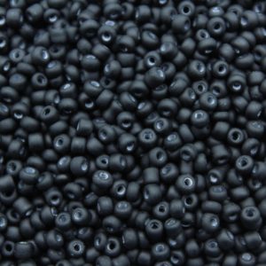 8/0 - Black Opaque Matte - Price per gram