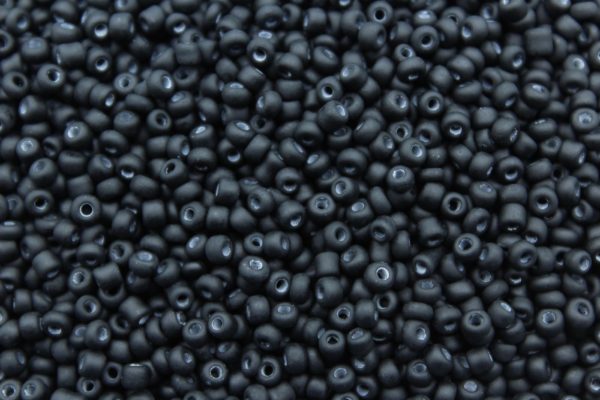 8/0 - Black Opaque Matte - Price per gram