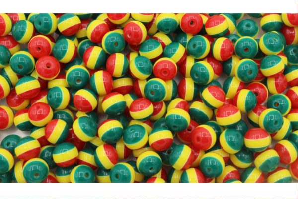 10mm - Stripe - Red / Yellow / Green