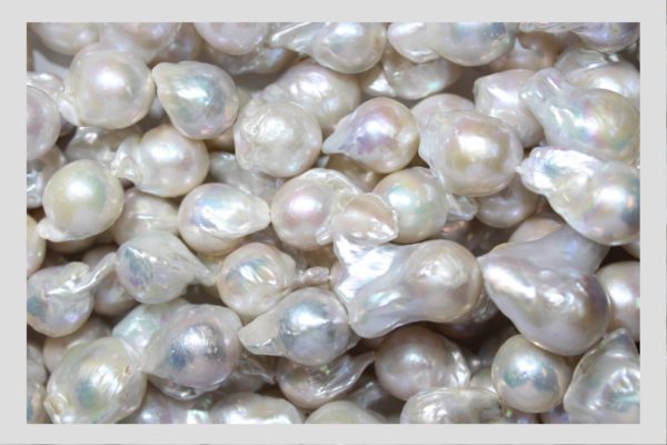 20mm Blister Pearl - 40cm Strand