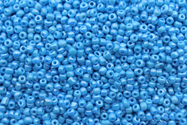 8/0 - Blue Light Opaque Pearl AB - Price per gram