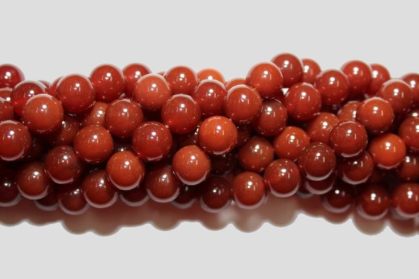 Red Agate - 10mm Round - 38cm Strand