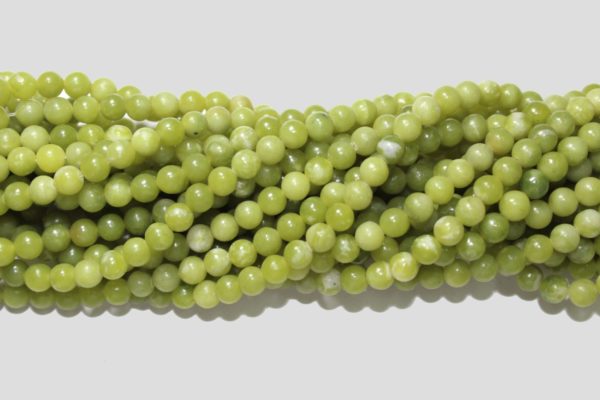 Taiwan Jade - 6mm Round - 39cm Strand