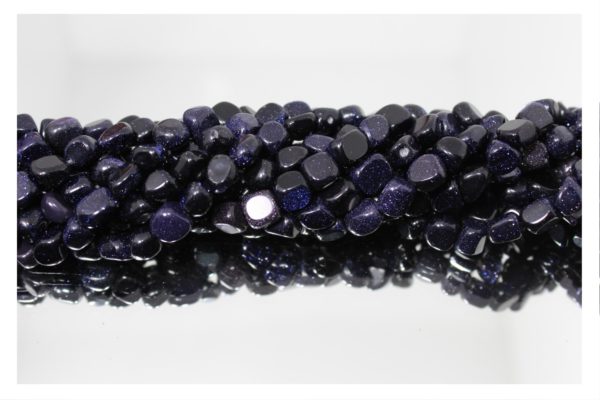 Blue Sand Stone - 5-7mm Tumblestone - 40cm Strand